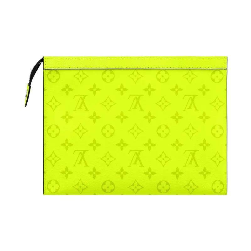 LOUIS VUITTON Pochette Voyage Neon Yellow-0