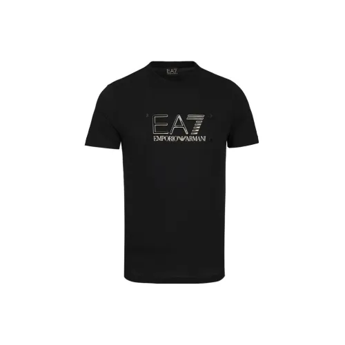 EMPORIO ARMANI EA7 T-Shirts Men Black