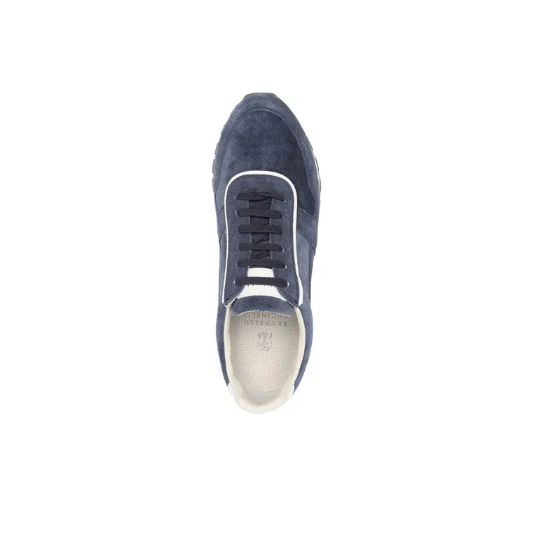 Brunello Cucinelli Slip Resistant Thermal Sports Casual Shoes Men's Blue-4