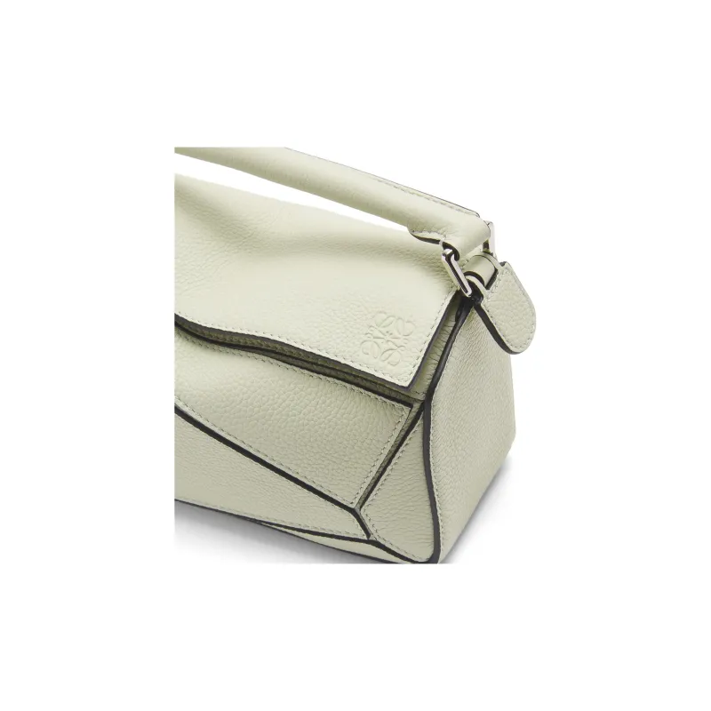 LOEWE Puzzle Soft Grain Cow Leather Shoulder Bag, Crossbody Bag, Handbag Mini Women's Light Celadon-5