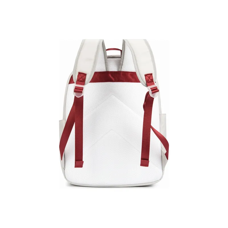 DRACONITE Polyester Backpack Unisex Gray Red Contrast-2