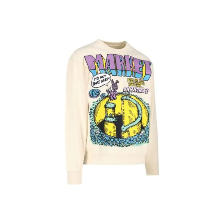 Chinatown Market Smiley Into The Unknown Crewneck-2