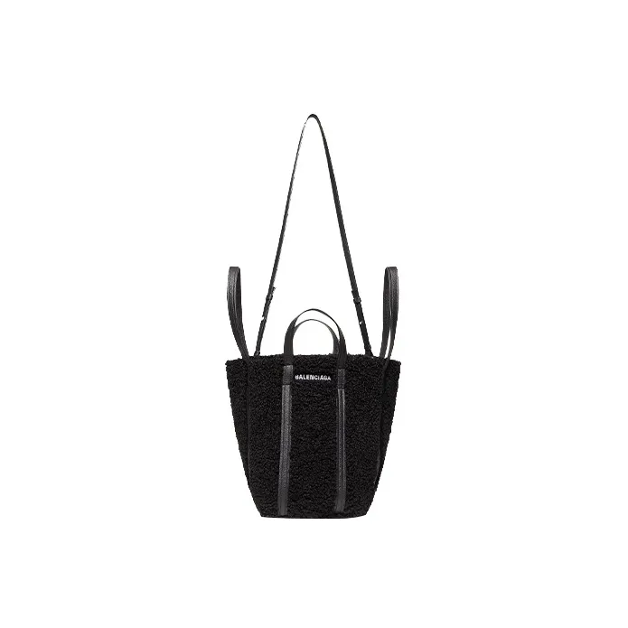 Balenciaga Everyday Cow Leather Portable Crossbody Bag Shoulder Bag Women's Black-1