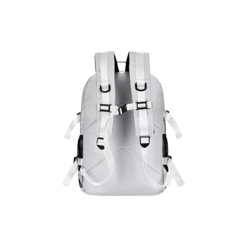 DRACONITE Polyester Students Backpack Laptop Bag Regular Unisex Light Gray Cool Tone-2