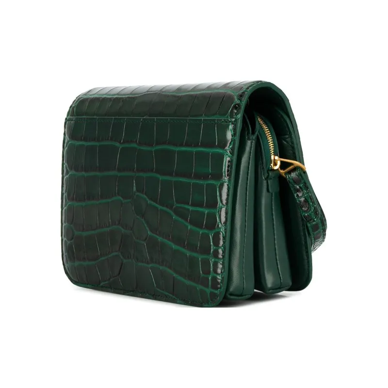 Balenciaga Leather Shoulder Bag Crossbody Bag Regular Women's Green-1