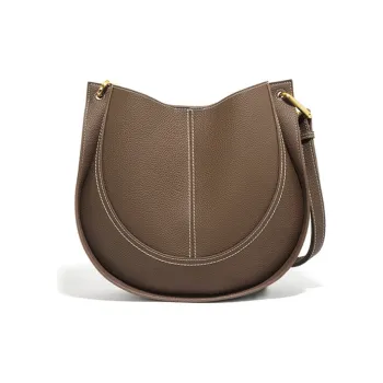 DEERE JACK Top Grain Cow Leather Saddle Bag, Shoulder Bag Tubas Women's Multicolor