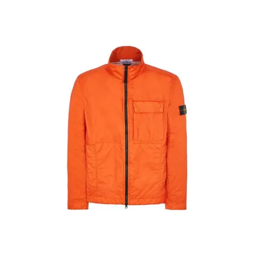 STONE ISLAND MEMBRANA 3L TC Jackets Men Caramel Tea Brown