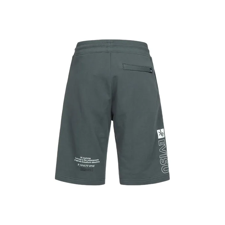 EVISU Casual Shorts Men Dark Gray-1