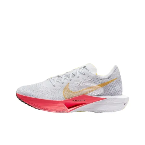 Nike ZoomX Vaporfly 3 White Topaz Gold Sea Coral Women's