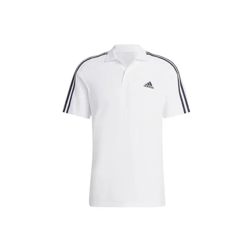 Adidas Polo Shirts Men White