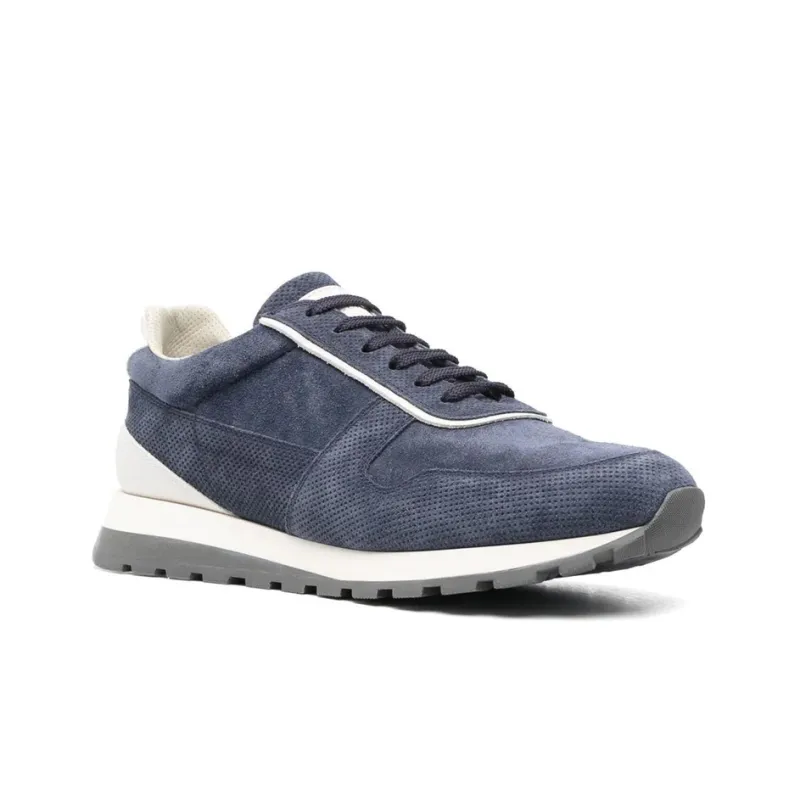 Brunello Cucinelli Slip Resistant Thermal Sports Casual Shoes Men's Blue-2
