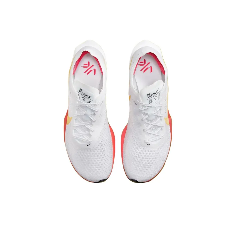 Nike ZoomX Vaporfly 3 White Topaz Gold Sea Coral Women's-3