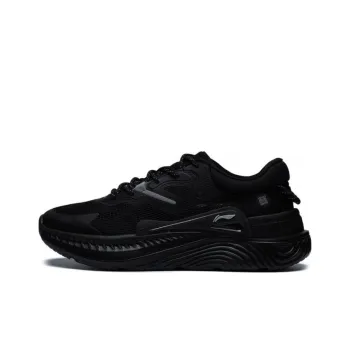 LiNing Spark Lite Anti Slip And Wear Resistant Breathable Low Top Sports Casual Shoes Men's Black