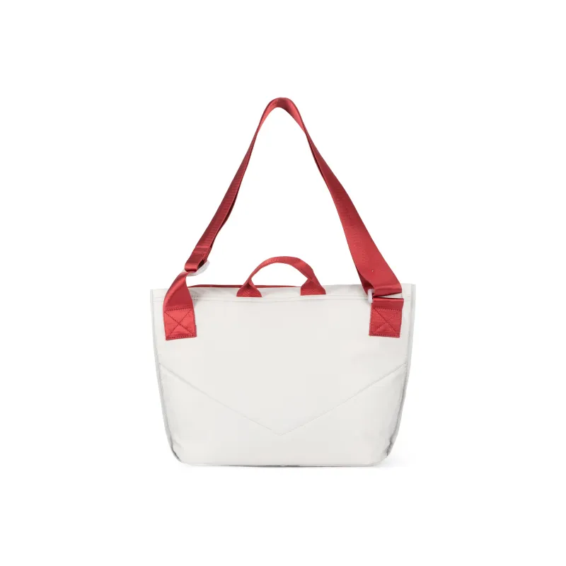 DRACONITE Polyester Fanny Pack Handbag, Crossbody Bag, Shoulder Bag Regular Unisex Gray Red Contrast-2