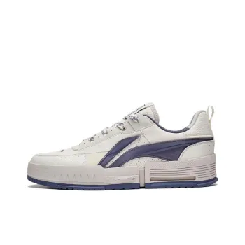 LiNing Li Cheng Inner Presentation Anti Slip Wear Resistant Low Top Sports Casual Shoes Men's White Gray