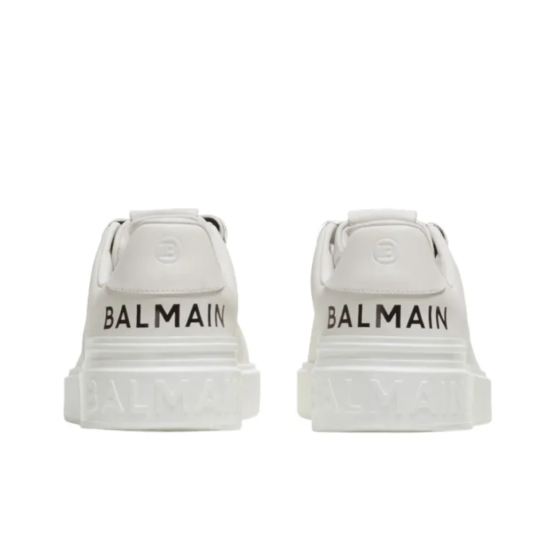 BALMAIN B-Court Leather Sneakers-3