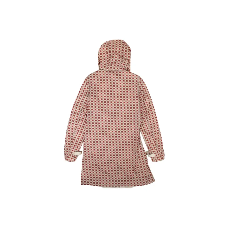 MARNI Nylon Zip Up Checked Jacket 'Beige/Red'-1