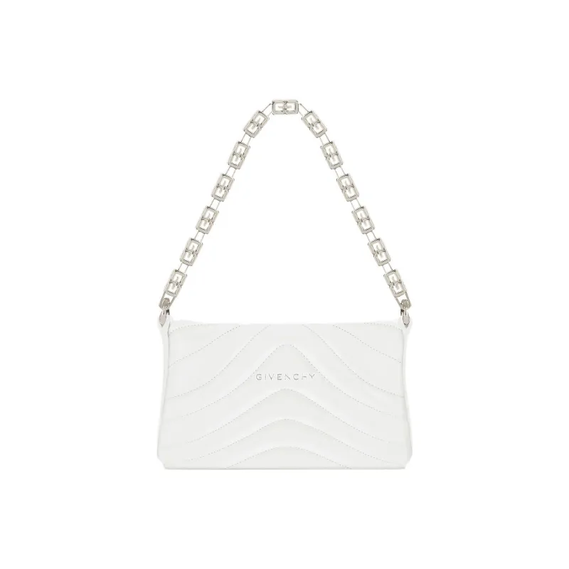 GIVENCHY 4G Cow Leather Handbag, Shoulder Bag, Crossbody Bag Regular Women's Ivory White-3