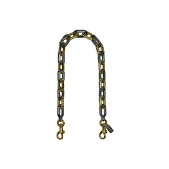 COACH Chain Strap Bag Women's Black Yellow Gradient