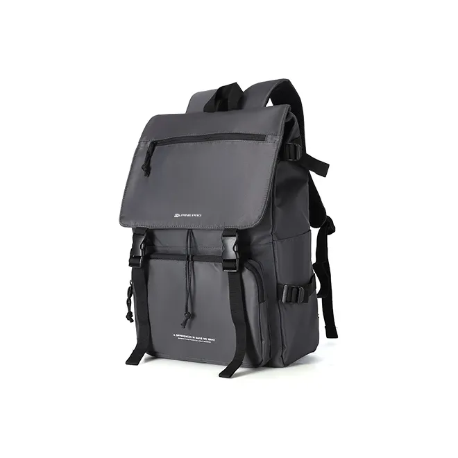 ALPINE PRO Fabric Travel Bags Laptop Bags Backpack Regular Unisex Gray-0