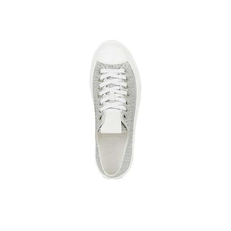 Givenchy 4G Stylish Skateboarding Shoes Women's Silver-2