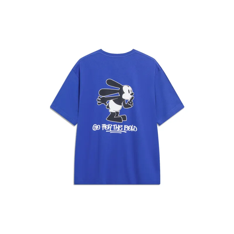 LiNing x Disney T Shirt Unisex Bright Blue-1