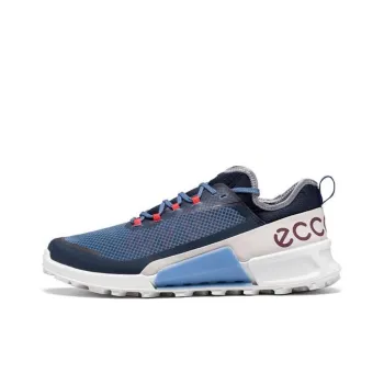 Ecco Step 2.1 Series Breathable Low Top Sports Casual Shoes Men's Ocean Blue