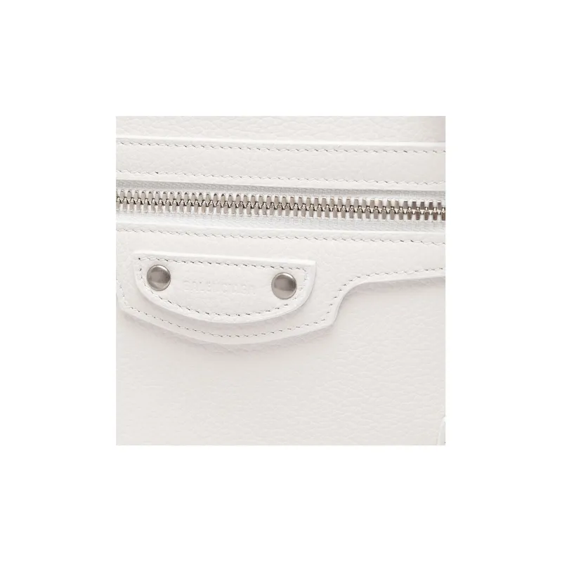 Balenciaga Neo Classic Leather Crossbody Bag Shoulder Bag Regular Women's White-2
