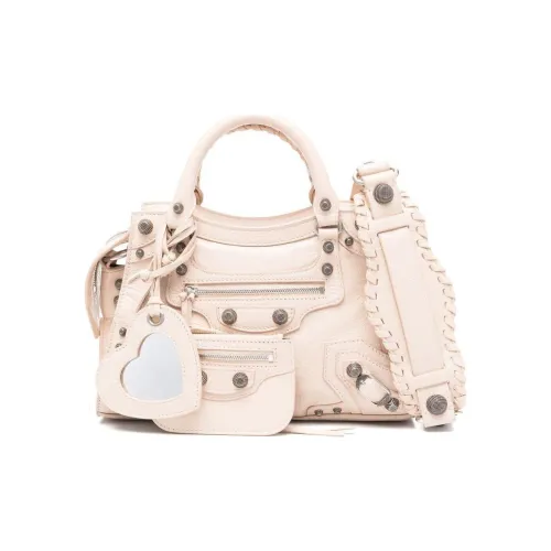 Balenciaga Neo Cagole Lambskin Handbag Shoulder Bag Crossbody Bag Extra Small Women's Beige