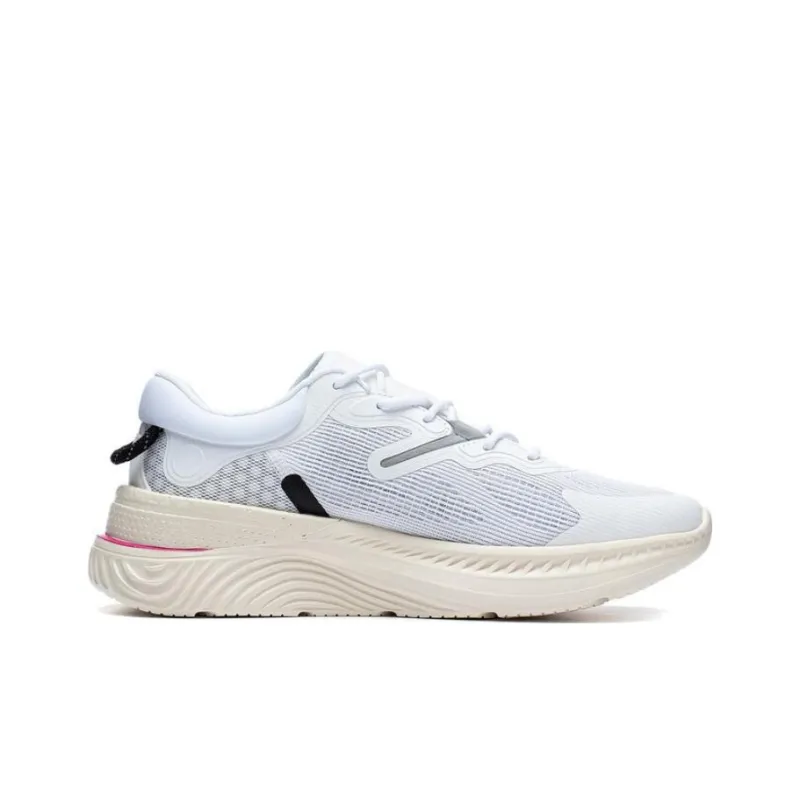 LiNing Spark Lite Slip Resistant, Abrasion Resistant, Breathable Low Top Sports Casual Shoes Men's White Gray Red-1