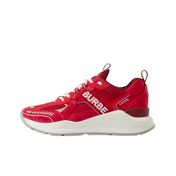 Burberry Low Top Sports Casual Shoes Men's Red