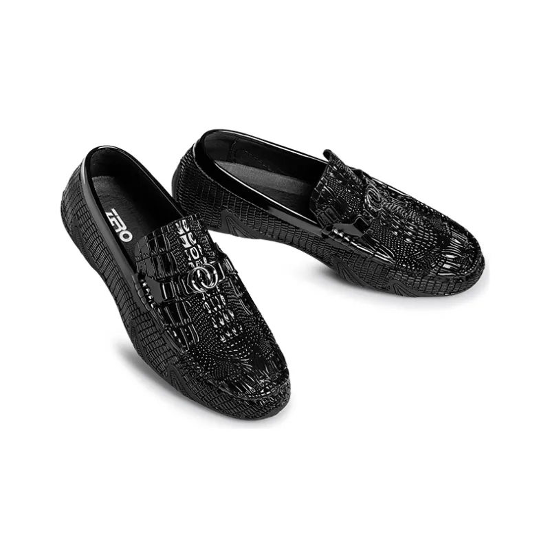 ZRO Men's Casual Shoes Men Low Top Black Gray/Black/Black Red-3