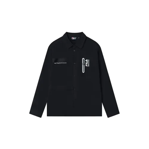 FILA Shirts Men Jet Black