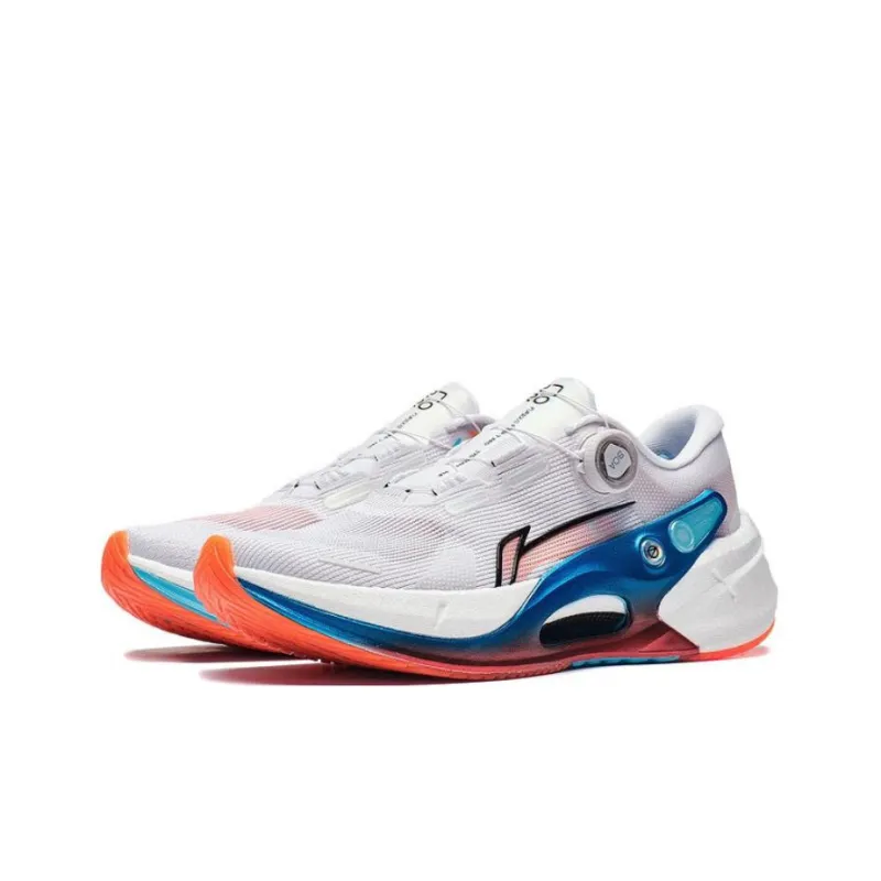 LINING Furious Rider 7.0 PRO Running Shoes Men Low Top White/Blue/Red-2