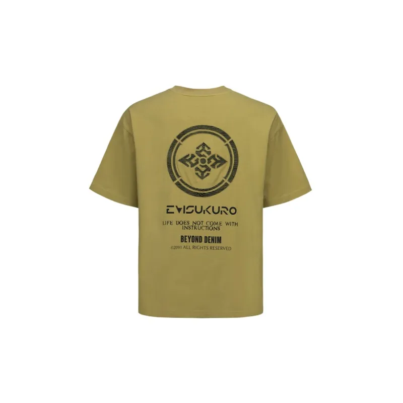 EVISU T Shirts Men Khaki-1