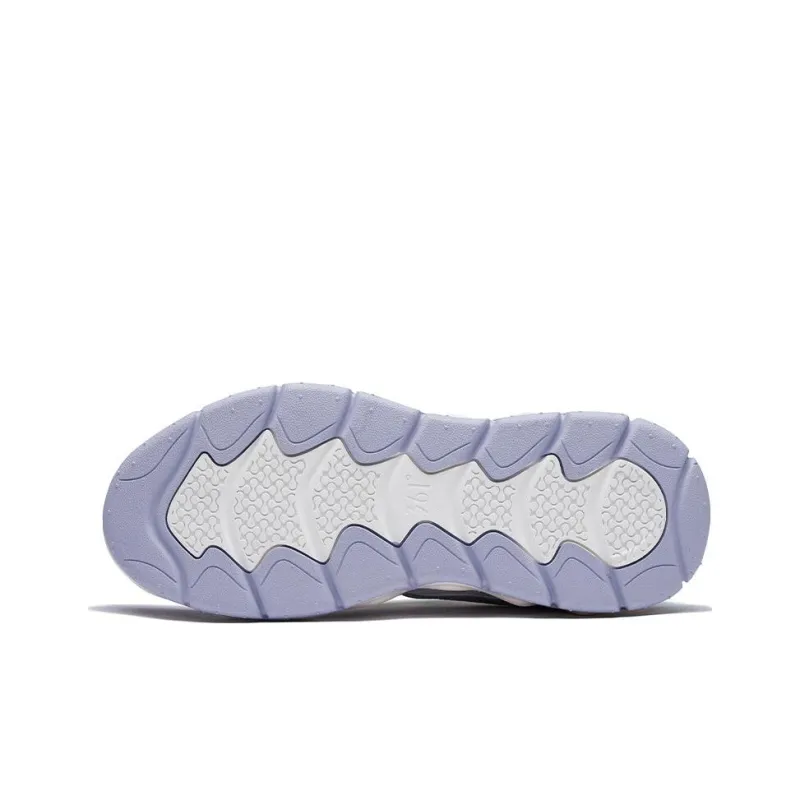 361° Cushioning, Slip Resistant, And Abrasion Resistant Low Top Sports Casual Shoes Women's Purple White Green-4