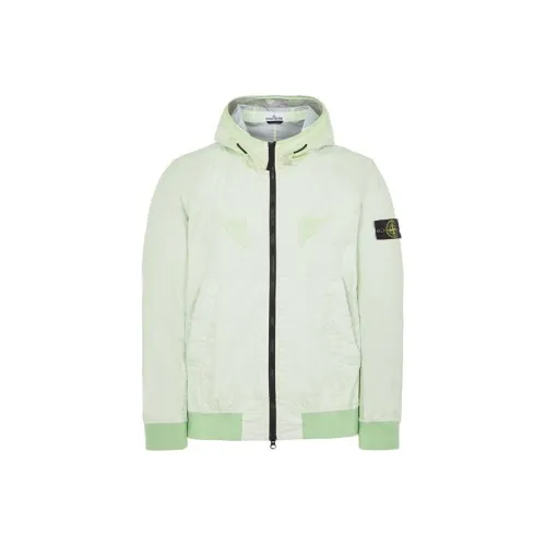 STONE ISLAND MEMBRANA 3L TC Jackets Men Light Green