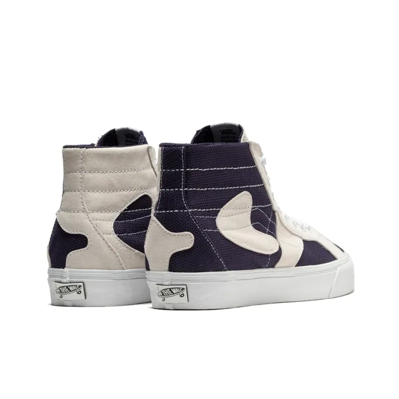 Sk8 Vans Hi Wp VR3 Lx 'Patchwork White Navy'-3