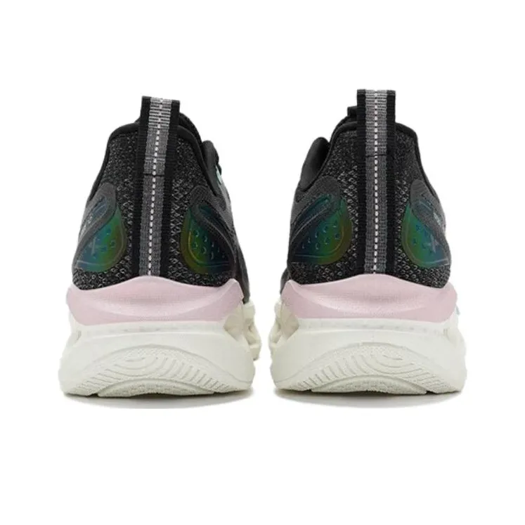 XTEP Shock Absorption Spinning 10.0 Anti Slip And Wear Resistant Breathable Low Top Casual Running Shoes Women's Black-4