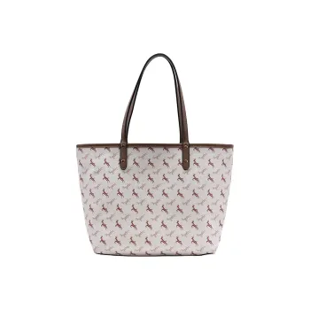 JANE KLAIN Synthetic Leather Tote Bag Portable Shopping Bag Large Size Women's Pink/Blue