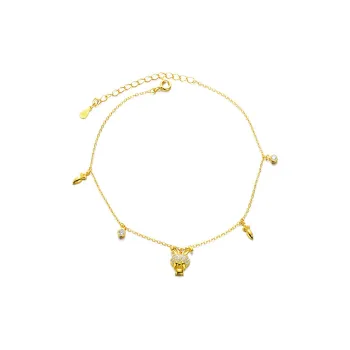 PIARA S925 Silver Anklets Women's