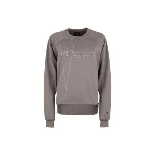 Champion X RICK OWENS Sweatshirts Men Dark Gray