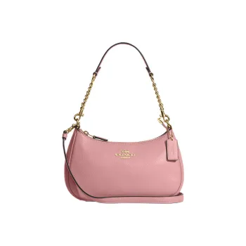 COACH Women's Teri 25 Zip Shoulder Bag Pink