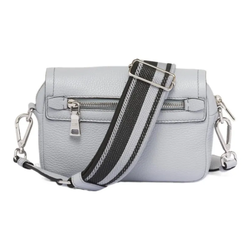 PRADA Leather Crossbody Bag Shoulder Bag Women's Cornflower Blue-2