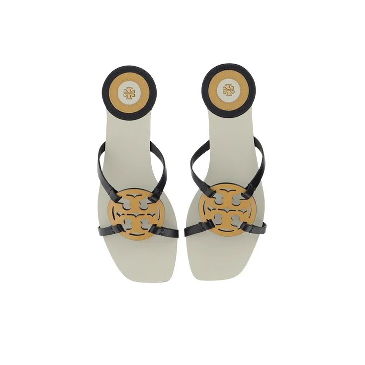 TORY BURCH Open toe Slides-3