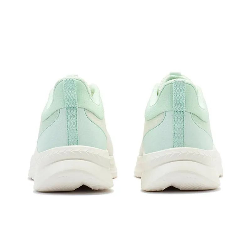 361° Shock Absorbers With Slip Resistant And Abrasion Resistant Properties Low Top Running Shoes Women's White Green-2