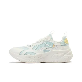 361° Shock Absorbers With Slip Resistant And Abrasion Resistant Properties Low Top Running Shoes Women's Blue White