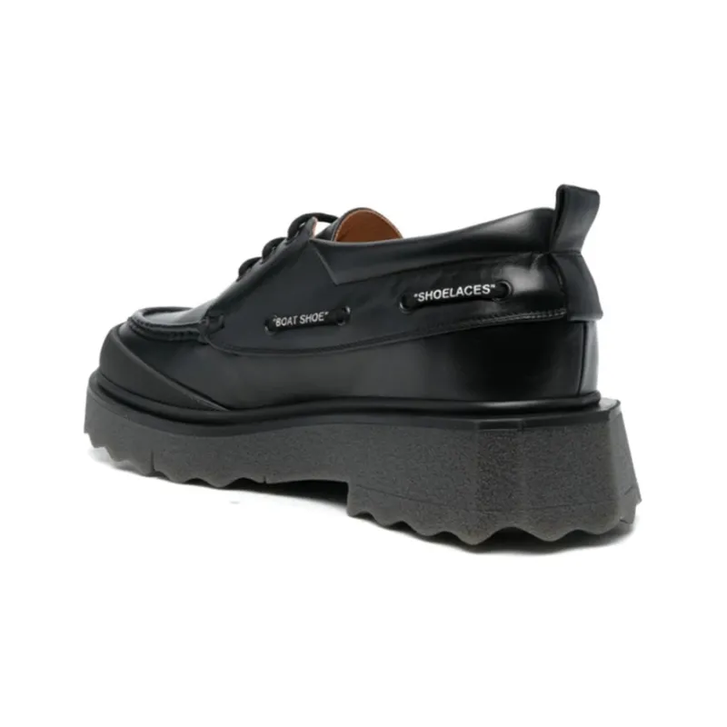 OFF WHITE Derby Shoes Men's Black-3