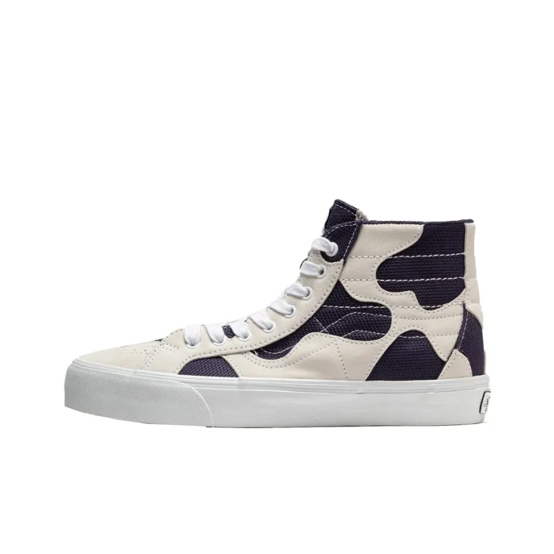 Sk8 Vans Hi Wp VR3 Lx 'Patchwork White Navy'-0