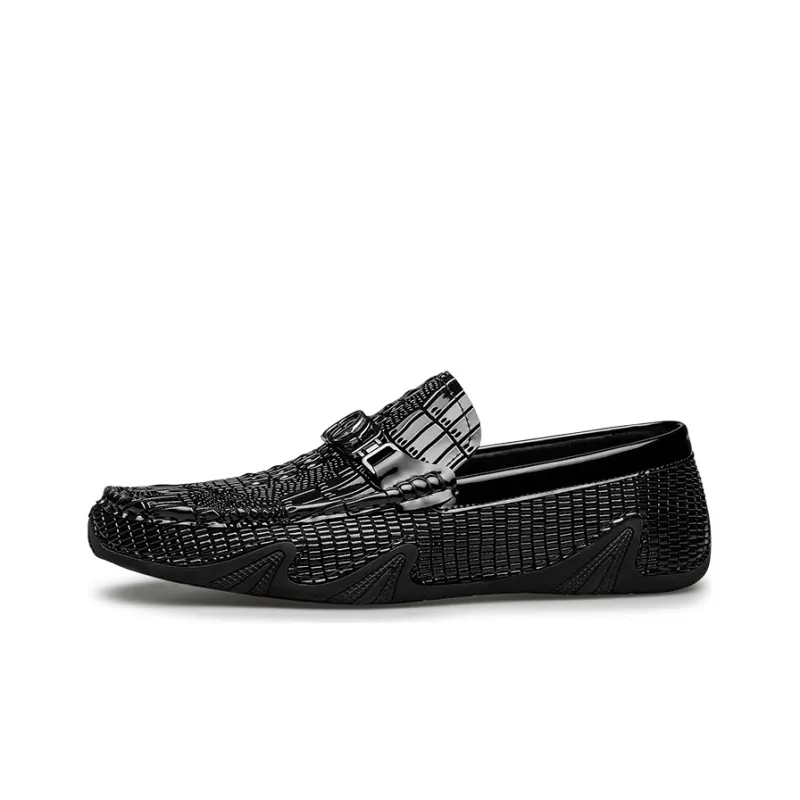 ZRO Men's Casual Shoes Men Low Top Black Gray/Black/Black Red-1